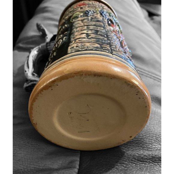 Authentic Gerzit West Germany Lidded Beer Stein - Picture 9 of 10